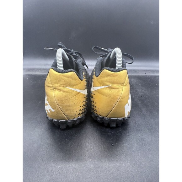 Mens Nike Bomba X Indoor Soccer Shoes 826186-077 Black Gold Mens Size 7 EUC - Picture 4 of 7